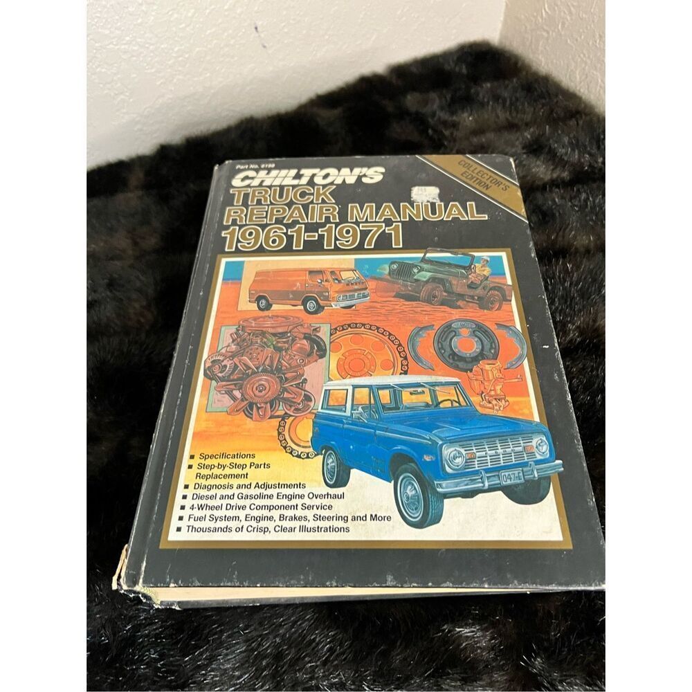 Chiltons Truck Repair manual 1961-1971 Collectors Edition Hardback 6198
